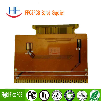 เครื่องวงจร PCB Flex Board RU 94V 0 4oz FPC 0.2mm 3mil หลุมตามสั่ง
