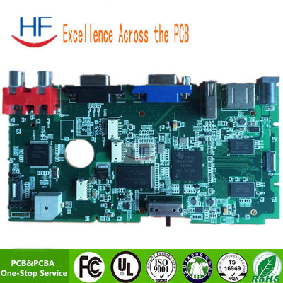 บริการผลิตแผ่น PCB แบบต้นแบบ 8 ชั้น HDI สีเขียว 6มิล